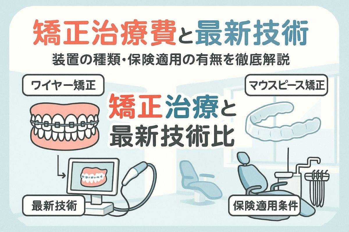 歯医者で矯正治療の基礎から費用比較まで専門医が徹底解説【初回カウンセリングのポイントも紹介】